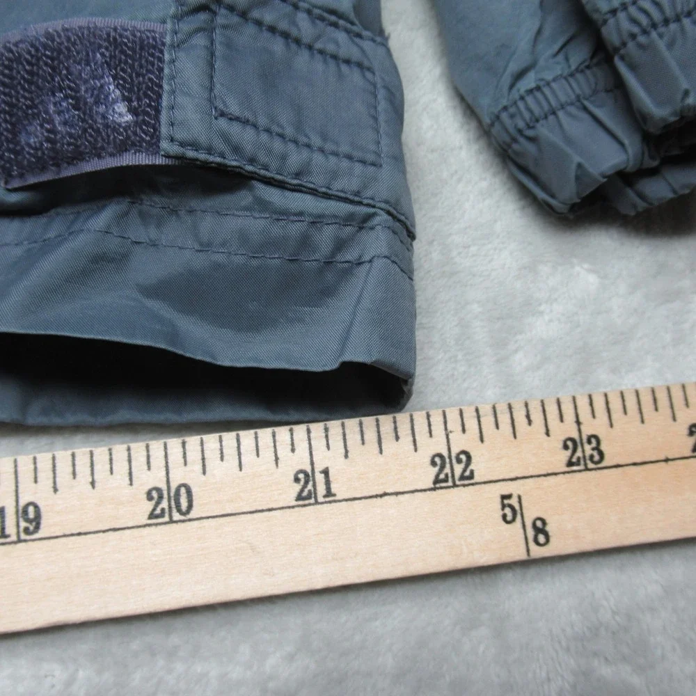 Adidas Jacket Mens Medium Grey Full Zip Light Pack Rain Jog‎ Windbreaker VTG 90s